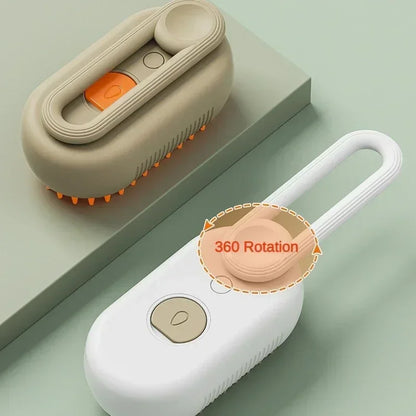 PetMist™  3-in-1 Haustierpflegebürste – Dampfbürste für Katzen & Hunde, Elektrische Sprüh-Haarbürste