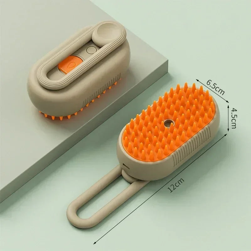 PetMist™  3-in-1 Haustierpflegebürste – Dampfbürste für Katzen & Hunde, Elektrische Sprüh-Haarbürste